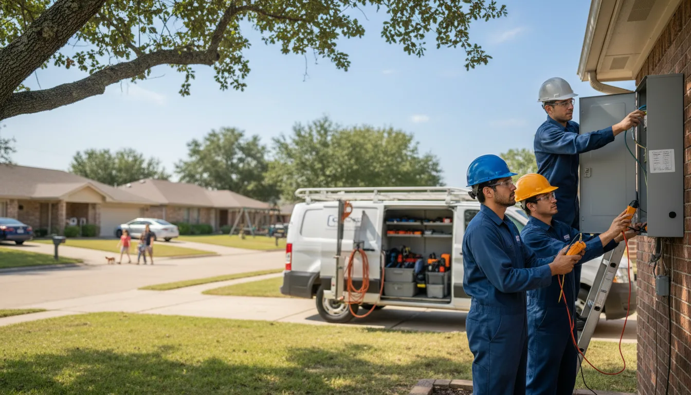 Certified electrician providing emergency electrical services in Sylvester, GA